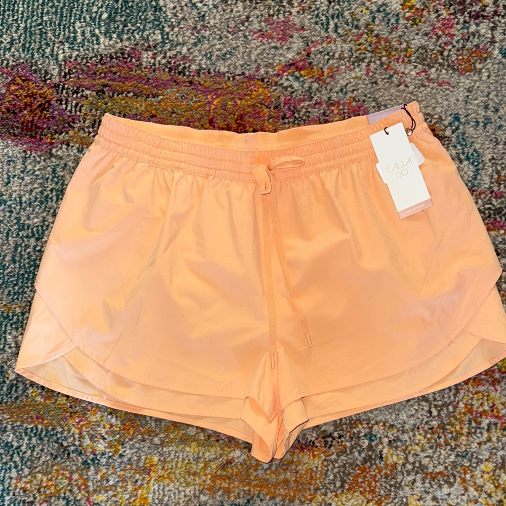 CALIA NEW Women's Shorts Size Large, Medium, XL, XXL New High Rise Step Up Short